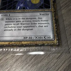 Yu-Gi-Oh Karbonala Warrior Dungeon Dice Monsters - Card Only - Near Mint - Image 4