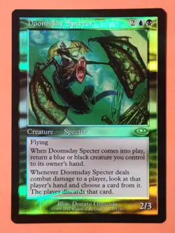 Pls Plain Shift Foil The End Of Dead English Version MTG Card Used - Image 1