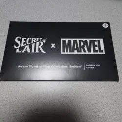 MTG Secret Lair Arcane Signet Foil English Marvel Rainbow Edition Used - Image 1