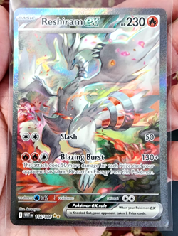 Reshiram EX 166/086 English SIR White Flare +Card Lot Pokemon Ships Immediately - Image 3