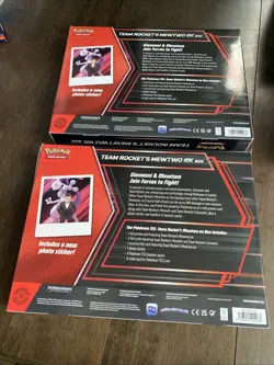 Sealed Pokemon Team Rocket’s Mewtwo ex Box With 3 Promos And 1 Oversized Card. - Image 2
