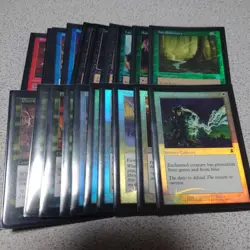 MTG Magic the Gathering Apocalypse Foil Common Uncommon Set of 20 Old Frame Used - Image 1