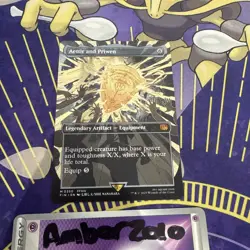 MTG - Aettir and Priwen *Borderless* Final Fantasy Set N/M none foil - Image 1