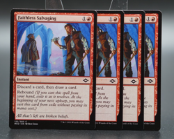 Magic The Gathering MTG Faithless Salvaging 4x - Image 1