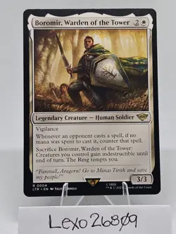 Boromir, Warden of the Tower / Lord of the Rings MTG / NON-FOIL - Image 1