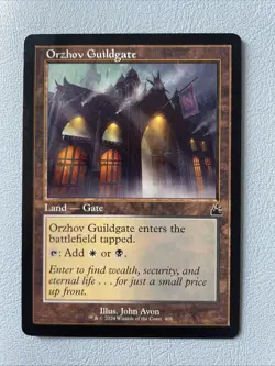 Orzhov Guildgate 406 (Retro Foil) - MTG Ravnica Remastered - NM - Image 1