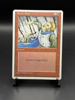 Stone Rain MTG Core Set 4th Edition Regular - Image 1