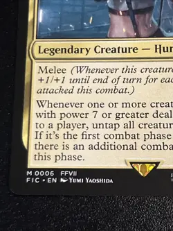 Tifa, Martial Artist (Extended Art) Commander: Final Fantasy Regular MTG NM - Image 5