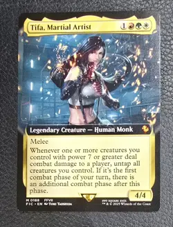 Tifa, Martial Artist (Extended Art) Commander: Final Fantasy Regular MTG NM - Image 1