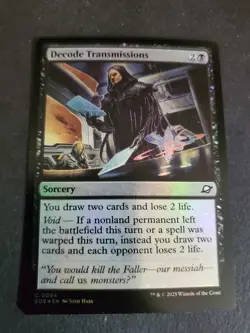 Decode Transmissions #94 | Near Mint FOIL | Edge of Eternities Magic MTG - Image 1