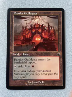 MTG NM Rakdos Guildgate Retro Frame [Ravnica Remastered] - Image 1