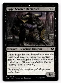 MTG Rage-Scarred Berserker 133/254 THB Theros Beyond Death Common - Image 1