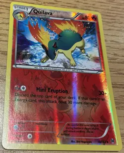 Pokemon TCG XY BREAKthrough Quilava 19/162 Reverse Holo Uncommon - Image 1
