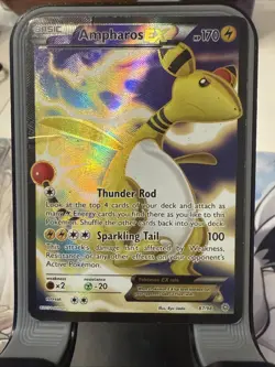 AMPHAROS EX 2015 POKEMON XY SERIES ANCIENT ORIGINS RARE ULTRA 87/98 Q0443 - Image 1