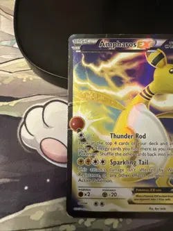 AMPHAROS EX 2015 POKEMON XY SERIES ANCIENT ORIGINS RARE ULTRA 87/98 Q0443 - Image 3