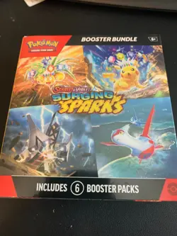Pokemon TCG SURGING SPARKS Booster Bundle Box Factory Sealed - contains 6 packs - Image 1