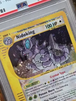 Pokemon Nidoking Aquapolis Crystal Holo Rare #150 PSA 10 Mint - Image 3