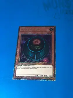 YUGIOH Platinum Secret Rare Morphing Jar RA03-EN098 1st Edition - Image 1