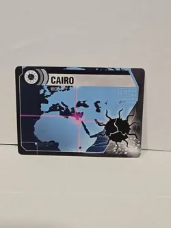 Pandemic Board Game Cairo Egypt Location Card Replacement - Image 1