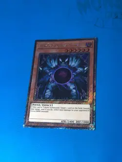 YUGIOH Platinum Secret Rare Caius The Shadow Monarch RA03-EN194 1st Edition - Image 1