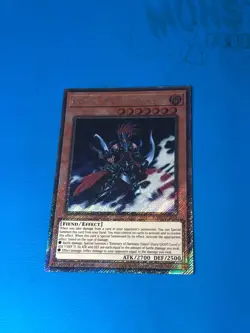 YUGIOH Platinum Secret Rare Gorz The Emissary Of Darkness RA03-EN210 1st Edition - Image 1