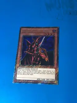 YUGIOH Platinum Secret Rare Breaker The Magical Warrior RA03-EN125 1st Edition - Image 1