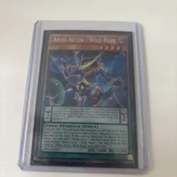 YUGIOH Secret Rare Abyss Actor - Wild Hope DESO-EN022 1st Edition - Image 1