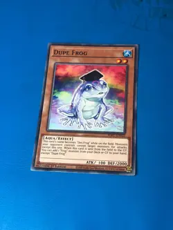 YUGIOH Common Dupe Frog SDFC-EN022 1st Edition - Image 1