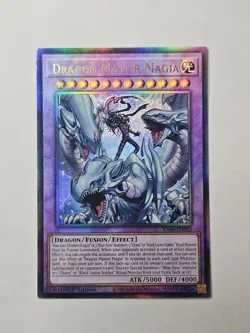Dragon Master Magia RA04-EN055 Ultimate Rare Near Mint Yugioh Card - Image 1