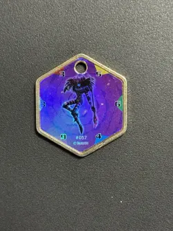Yugioh Takahashi Magician Of Black Chaos HOLO Metal Medallion Hexor #057 - Image 1