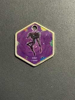 Yugioh Takahashi Magician Of Black Chaos HOLO Metal Medallion Hexor #057 - Image 2