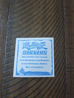Blue-Eyes White Dragon Topps YuGiOh Sticker Collection #19, 1996 - Image 2