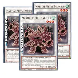 MARTIAL METAL MARCHER 3x • Rara • JUSH EN052 • 1Ed • Yugioh! • ANDYCARDS - Image 1