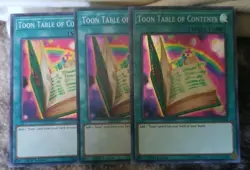 Yugioh Card Toon Table Of Contents Playset DASA-EN043 Super Rare Toons - Image 1