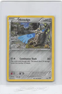 Honedge 7/12 - McDonald's Promos - Holo Rare - 2014 POKEMON CARD - LP - Image 1