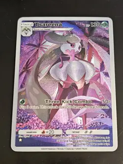 Tsareena Pokemon TCG Pocket Custom Textured Fanart Card - Image 1