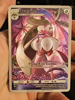 Tsareena Pokemon TCG Pocket Custom Textured Fanart Card - Image 2