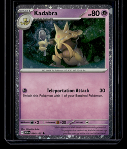 Kadabra 064/165 Cosmos Holo SV: Scarlet & Violet 151 NM Pokemon TCG Card - Image 1
