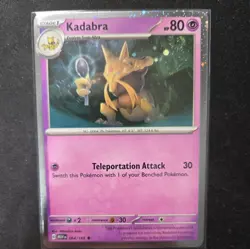 Kadabra 064/165 Cosmos Holo SV: Scarlet & Violet 151 NM Pokemon TCG Card - Image 1
