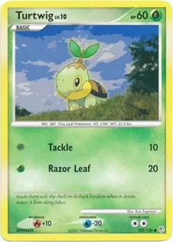 Turtwig - 103/130 - Pokemon Diamond & Pearl Non-Holo Card HP - Image 1