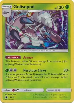 Golisopod - SM52 - Pokemon Sun & Moon Promo Holo Rare Card LP - Image 1