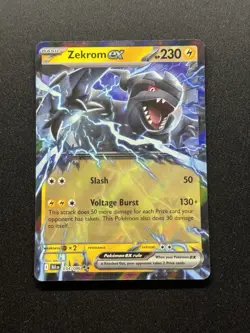 Zekrom ex 034/068 Black Bolt - Double Rare Pokemon Card - NM/Mint - Image 1
