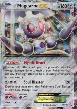 Magearna EX - XY175 - Pokemon XY Promo Ultra Rare Card LP - Image 1