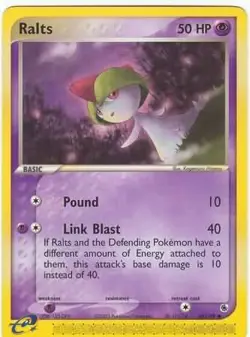 Ralts - 68/109 - Pokemon Ex Ruby & Sapphire Non-Holo Card MP - Image 1