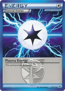Plasma Energy - 91/101 - Pokemon Plasma Blast Black & White Non-Holo Card NM - Image 1
