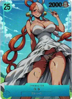 UTA ONE PIECE Holographic Custom Art Goddess Story Anime Collectible Card - Image 1