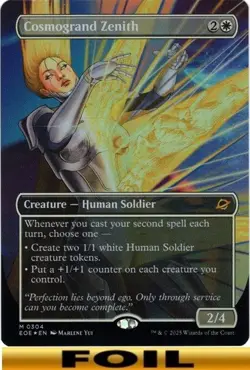 1x - Cosmogrand Zenith - FOIL BORDERLESS - Edge of Eternities - NM MTG - Image 1