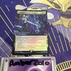 SOLDIER Military Programme (Borderless) (Foil): Final Fantasy Foil MTG - Image 1