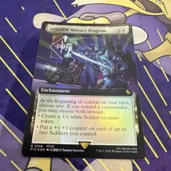 SOLDIER Military Programme (Borderless) (Foil): Final Fantasy Foil MTG - Image 2