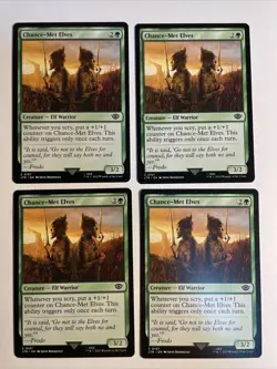 4x Mtg Lord Of The Rings Chance-Met Elves NM Magic The Gathering - Image 1